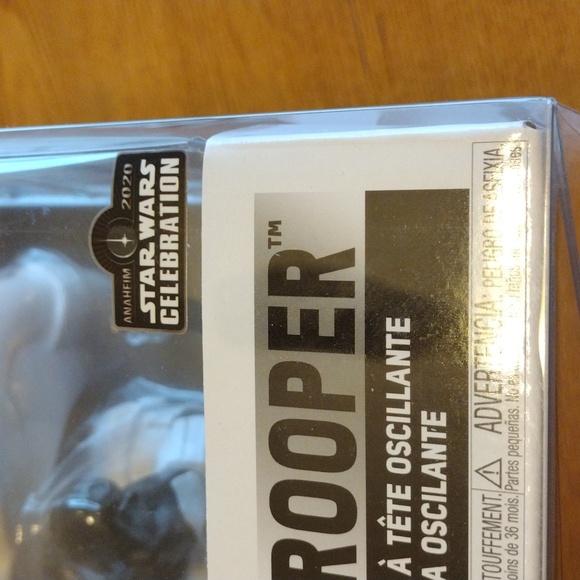 Large 10" Funko Pop STORMTROOPER #391 Star Wars Celebration Bobble Head - Picture 6 of 8